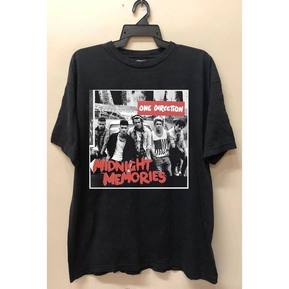 One Direction Midnight Memories World Tour Concert Tee Premium Graphic Tee Shi